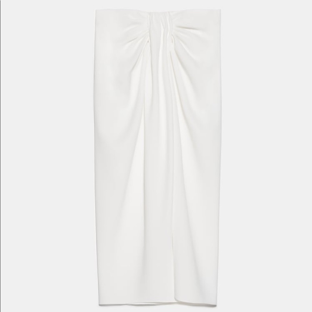 ISO THIS ZARA KNOTTED SKIRT!!!! I need it 😭
